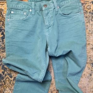 J Brand Men's "Kane" Jeans in "CRFT TURQ"